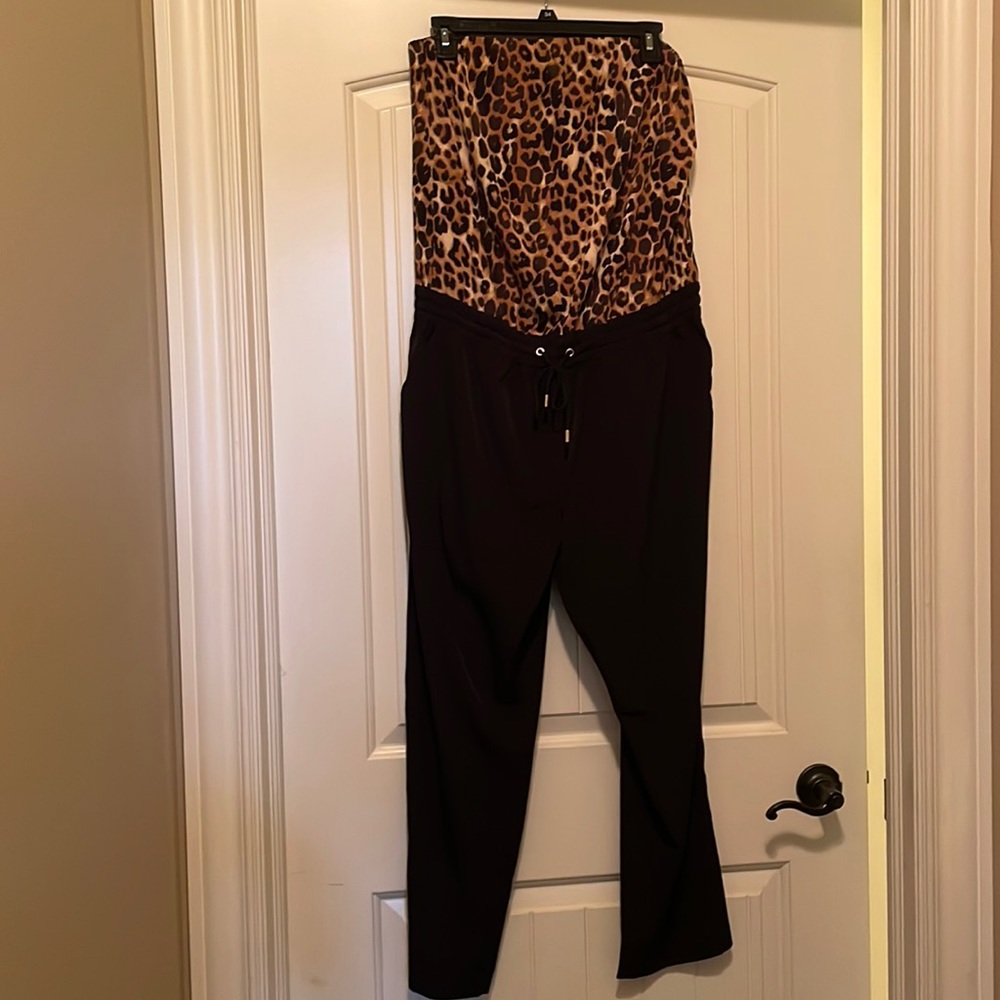 Express strapless jumpsuit